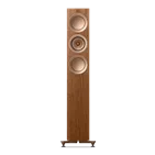 KEF R5 Meta Walnut — вигляд спереду