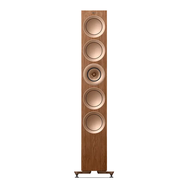 KEF R11 Meta Walnut — вигляд спереду