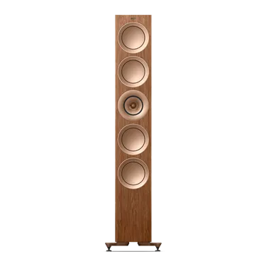 KEF R11 Meta Walnut — вигляд спереду
