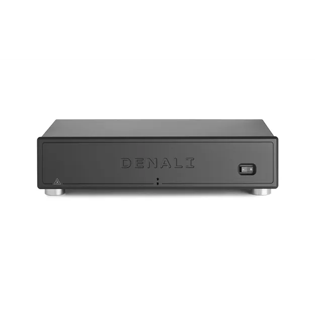 Shunyata Research Denali 6000/S v2 EU — чорний корпус, вигляд спереду