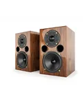 Acoustic Energy AE1 40th Anniversary High Gloss Walnut — пара, вигляд спереду під кутом