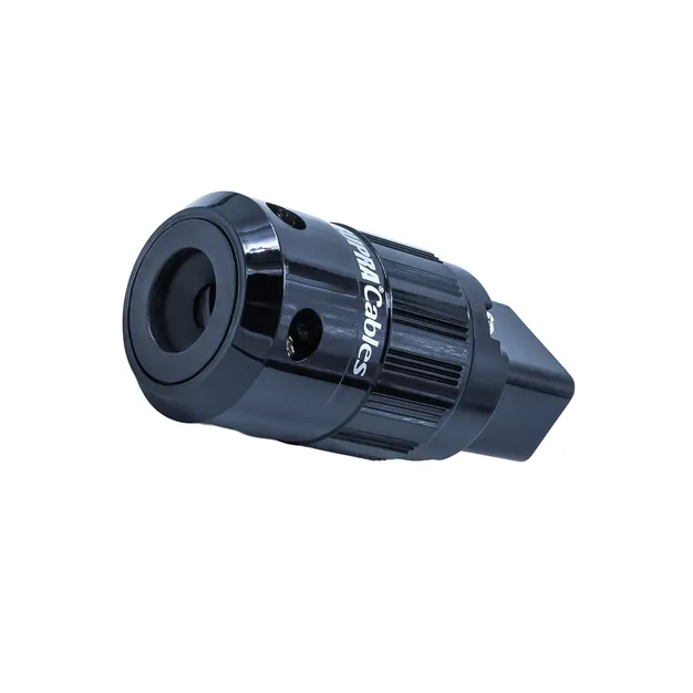 Supra Mains Plug C-19 RH-IEC Black Bulk — вигляд з боку кабельного вводу