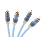 Supra EFF-IX Audio Pair 0.75 m Ice Blue — роз’єми стереопари