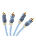 Supra XL Annorum Interconnect RCA 0.8 m Ice Blue — роз’єми стереопари