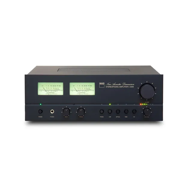 NAD C 3030 Black — вигляд спереду згори