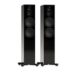 Monitor Audio Silver 300 8G High Gloss Black — пара, вигляд під кутом