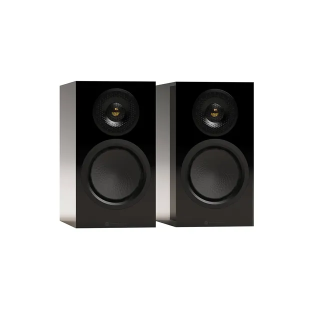 Monitor Audio Silver 50 8G High Gloss Black — пара, вигляд під кутом