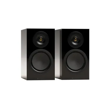 Monitor Audio Silver 50 8G High Gloss Black — пара, вигляд під кутом