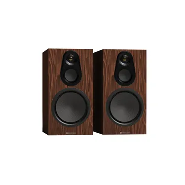 Monitor Audio Silver 100 8G European Walnut — пара, вигляд під кутом