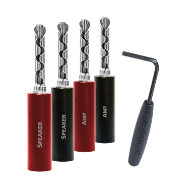 AudioQuest SureGrip100 Banana Silver — контакти та інструмент, частина набору