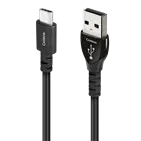 AudioQuest Carbon USB C–A — штекери Type-C та Type-A