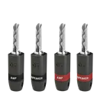 AudioQuest SureGrip300 Banana Silver — набір із чотирьох роз’ємів