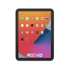 IPORT CONNECT PRO Case 72324 - чорний, вигляд спереду з планшетом