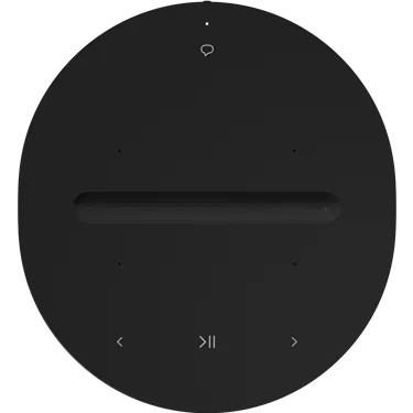 Sonos Era 100 Black - вигляд зверху та органи керування