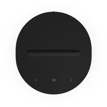 Sonos Era 100 SL Black - вигляд зверху та органи керування
