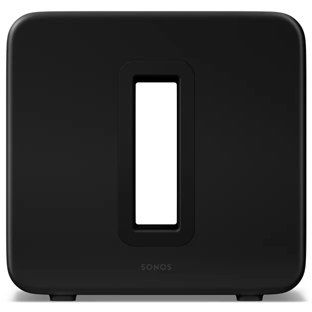 Sonos Sub 4 Black - вигляд спереду