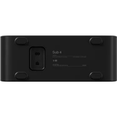 Sonos Sub 4 Black - вигляд знизу та роз’єми