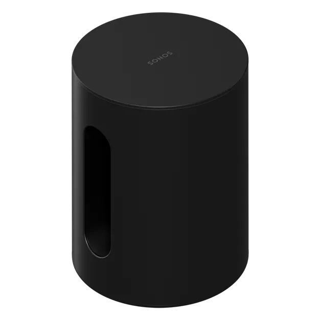 Sonos Sub Mini Black - вигляд під кутом