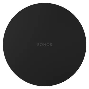 Sonos Sub Mini Black - вигляд зверху