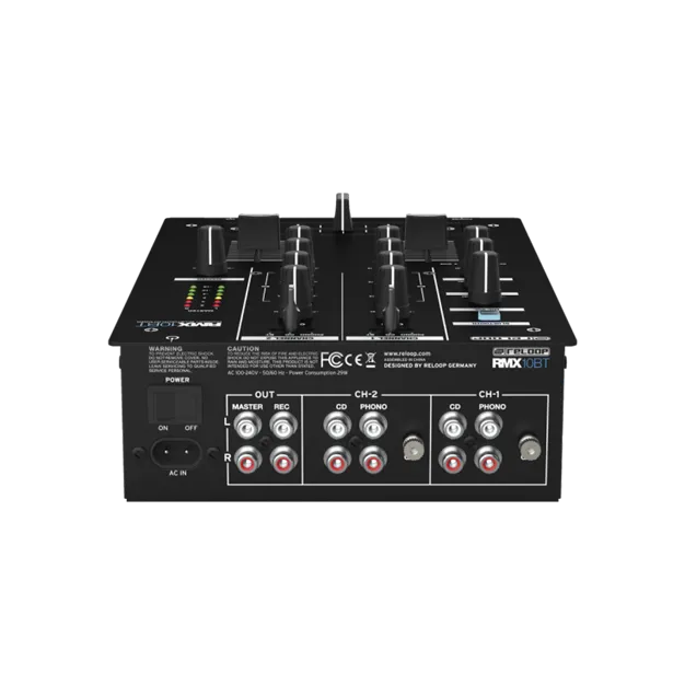 Reloop RMX-10 BT - задня панель