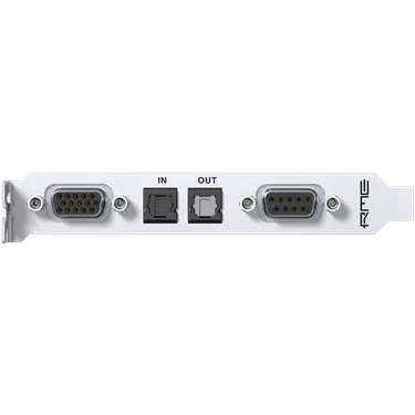 RME HDSPe AIO Pro - контакти підключення