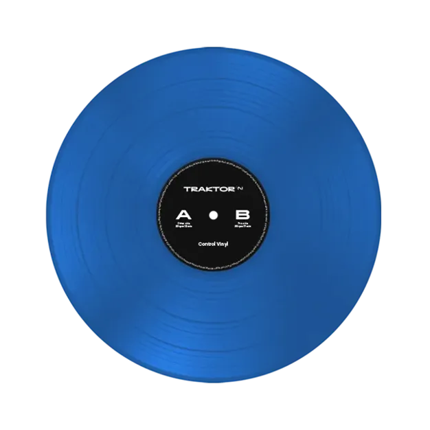 Native Instruments TRAKTOR SCRATCH Control Vinyl Blue - загальний вигляд