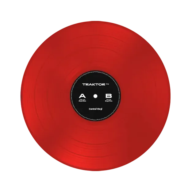 Native Instruments TRAKTOR SCRATCH Control Vinyl Red - загальний вигляд