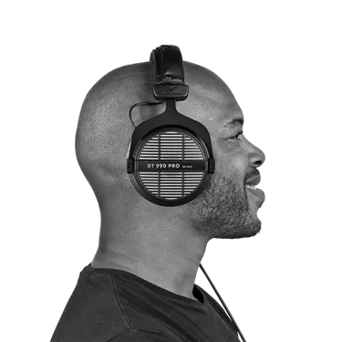 Beyerdynamic DT 990 PRO 80 Ohm - посадка на голові