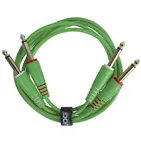 Комплект аудіокабелів UDG U97004GR Jack 6,35 мм — Jack 6,35 мм, 3 м, зелений — Загальний вигляд