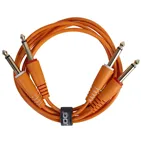 Комплект аудіокабелів UDG U97002OR Jack 6,35 мм — Jack 6,35 мм, 1,5 м, помаранчевий — Загальний вигляд