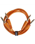 Комплект аудіокабелів UDG U97002OR Jack 6,35 мм — Jack 6,35 мм, 1,5 м, помаранчевий — Загальний вигляд