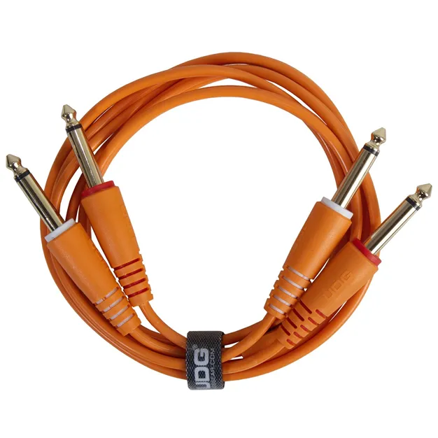 Комплект аудіокабелів UDG U97004OR Jack 6,35 мм — Jack 6,35 мм, 3 м, помаранчевий — Загальний вигляд