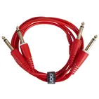 Комплект аудіокабелів UDG U97002RD Jack 6,35 мм — Jack 6,35 мм, 1,5 м, червоний — Загальний вигляд