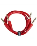 Комплект аудіокабелів UDG U97004RD Jack 6,35 мм — Jack 6,35 мм, 3 м, червоний — Загальний вигляд