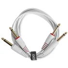 Комплект аудіокабелів UDG U97004WH Jack 6,35 мм — Jack 6,35 мм, 3 м, білий — Загальний вигляд