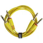 Комплект аудіокабелів UDG U97002YL Jack 6,35 мм — Jack 6,35 мм, 1,5 м, жовтий — Загальний вигляд