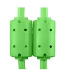USB-кабель UDG U95001GR USB-A — USB-B, 1 м, зелений — Феритові фільтри