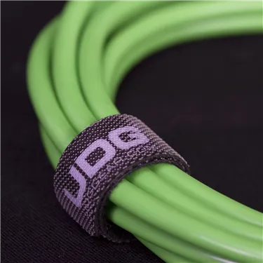 USB-кабель UDG U95001GR USB-A — USB-B, 1 м, зелений — Стяжка кабелю