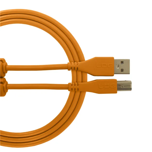 USB-кабель UDG U95001OR USB-A — USB-B, 1 м, помаранчевий — Загальний вигляд