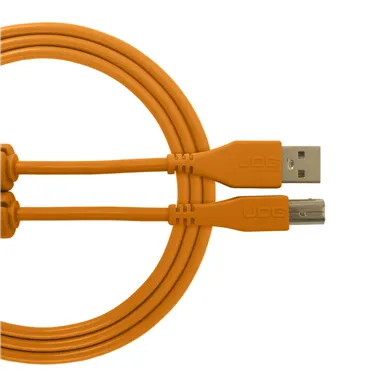 USB-кабель UDG U95002OR USB-A — USB-B, 2 м, помаранчевий — Загальний вигляд