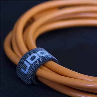 USB-кабель UDG U95002OR USB-A — USB-B, 2 м, помаранчевий — Стяжка кабелю