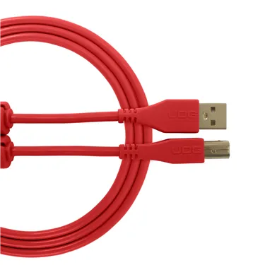 USB-кабель UDG U95001RD USB-A — USB-B, 1 м, червоний — Загальний вигляд