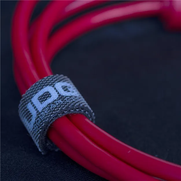USB-кабель UDG U95001RD USB-A — USB-B, 1 м, червоний — Стяжка кабелю