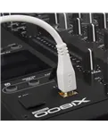 USB-кабель UDG U95001WH USB-A — USB-B, 1 м, білий — Приклад використання, додаткове обладнання не входить до комплекту