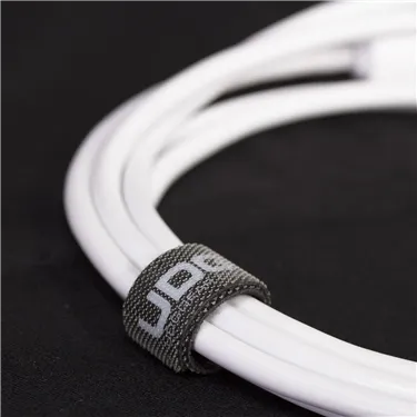 USB-кабель UDG U95001WH USB-A — USB-B, 1 м, білий — Стяжка кабелю