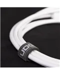 USB-кабель UDG U95001WH USB-A — USB-B, 1 м, білий — Стяжка кабелю