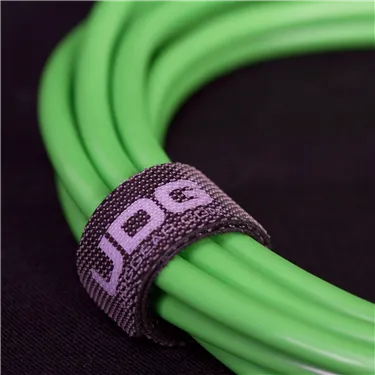 USB-кабель UDG U96001GR USB-C — USB-B, 1,5 м, зелений — Стяжка кабелю
