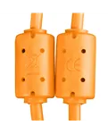 USB-кабель UDG U96001OR USB-C — USB-B, 1,5 м, помаранчевий — Феритові фільтри