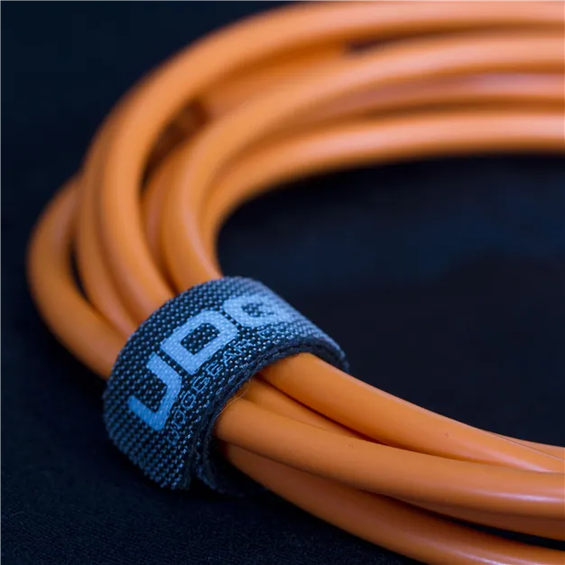 USB-кабель UDG U96001OR USB-C — USB-B, 1,5 м, помаранчевий — Стяжка кабелю