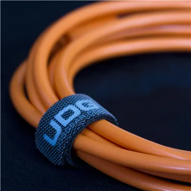 USB-кабель UDG U96001OR USB-C — USB-B, 1,5 м, помаранчевий — Стяжка кабелю